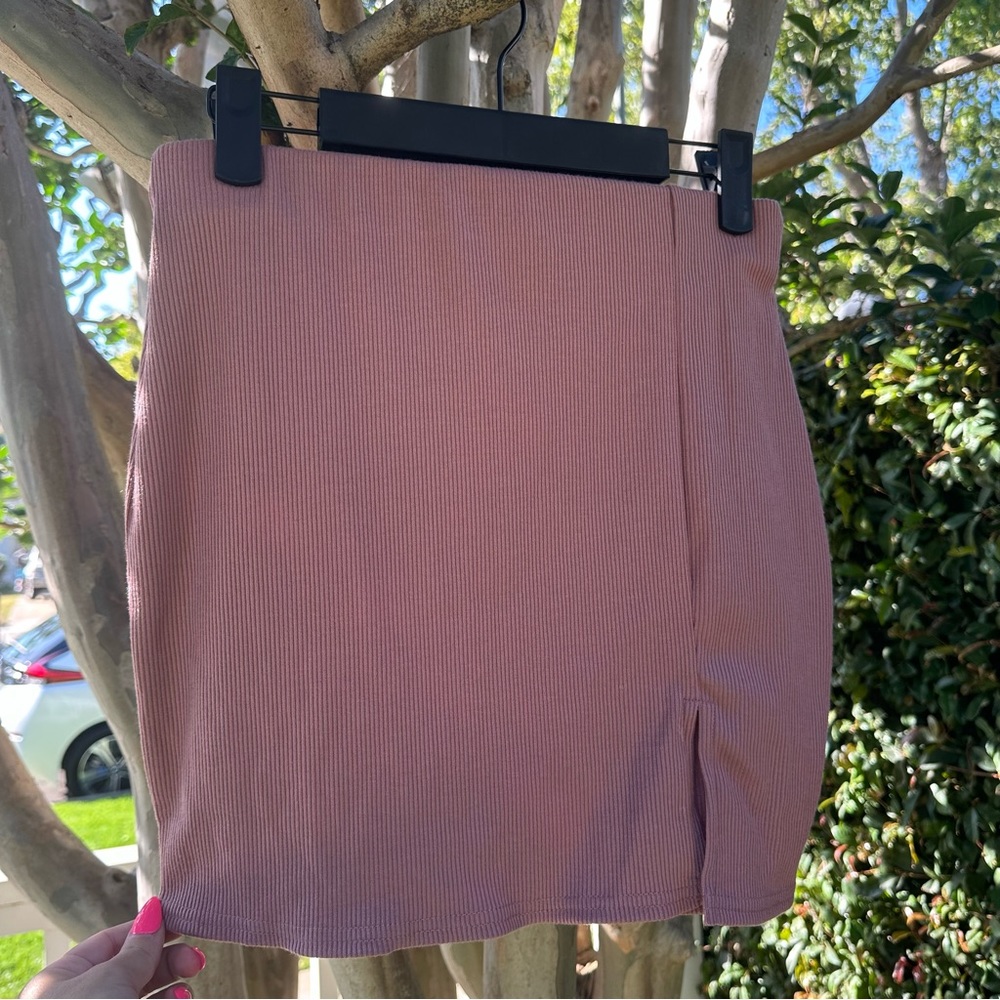 FASHIONNOVA peachy mini skirt